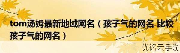 tom1688最新地域網(wǎng)名-1.-“探索tom1688-盡享地域特色網(wǎng)購(gòu)體驗(yàn)”！